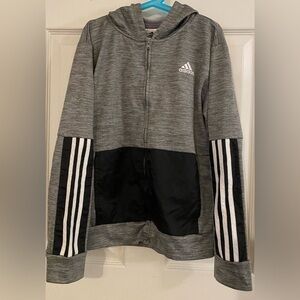 Boy’s Adidas Zip Up Hooded Jacket  
M 10/12